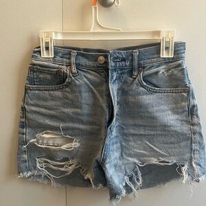 American eagle size 2 highest rise 90s boyfriend shorts